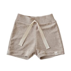 Korte broek - Badstof  beige