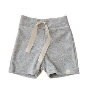 Korte broek - Badstof  grijs