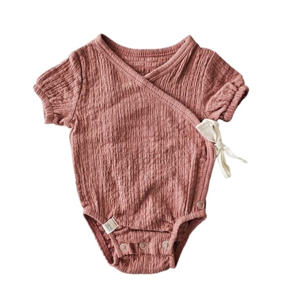 Romper - hydrofiel klei roze