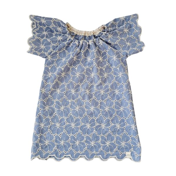 Jurkje denim flowers