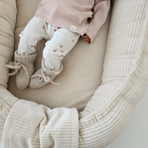 Skinny legging - Offwhite blush flowers