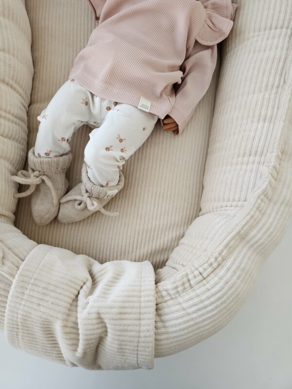 Skinny legging - Offwhite blush flowers