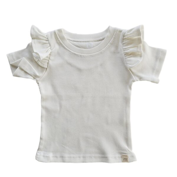 Shirt - Ruffel Rib ecru
