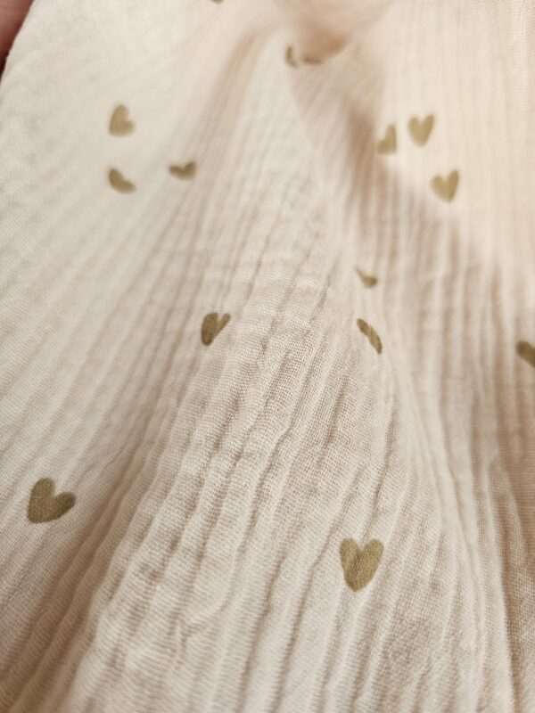 Swaddle - hartjes biege