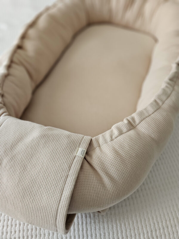 Babynestje - wafel beige - Afbeelding 2