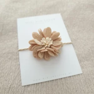 Haarelastiek | Nude Big Blossom