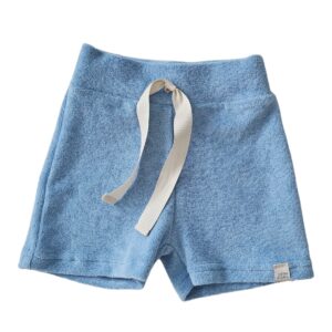 Korte broek - Badstof  baby blauw
