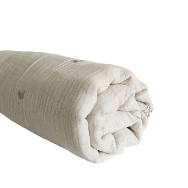 XL Beach Swaddle - Moons & Stars beige