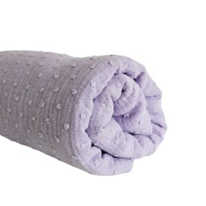 XL Beach Swaddle - Lila dots