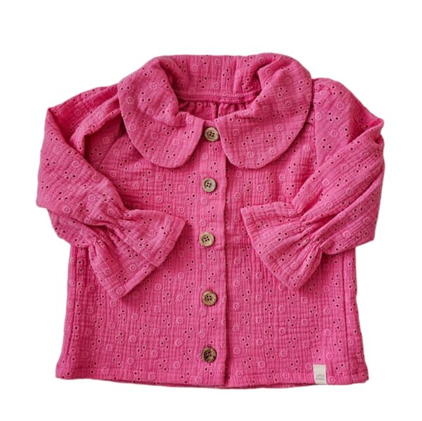 Blouse embroidery pink