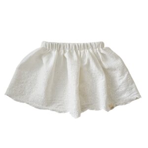 Rokje -Embroidery ecru