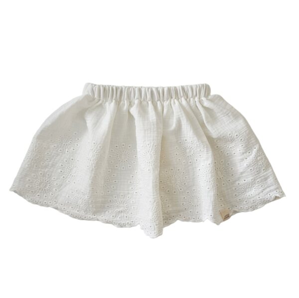 Rokje -Embroidery ecru