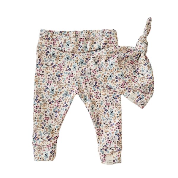 Newborn set -  Lentebloem blauw