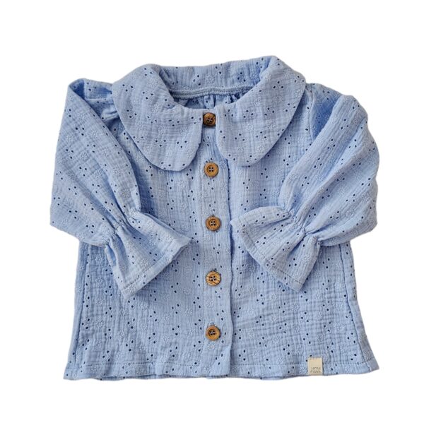 Blouse embroidery blue