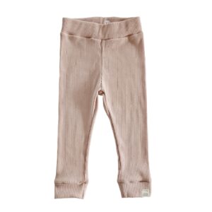 Skinny legging - Rib nude roze