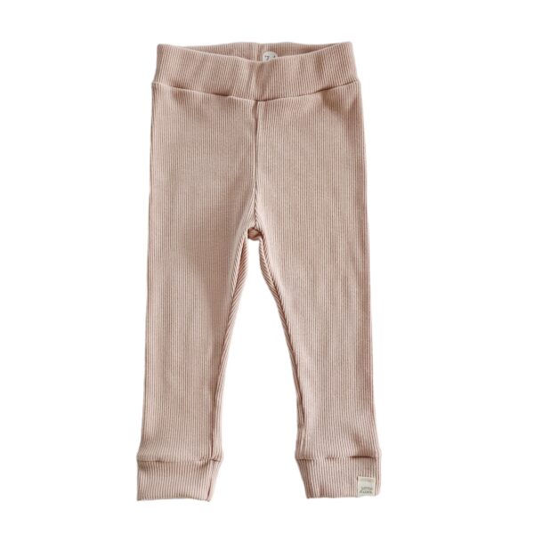 Skinny legging - Rib nude roze