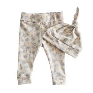 Newborn set -  Flowers blue