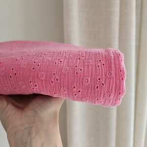 Swaddle -  Embroidery pink