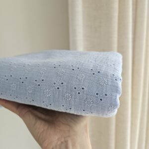 Swaddle -  Embroidery Blue