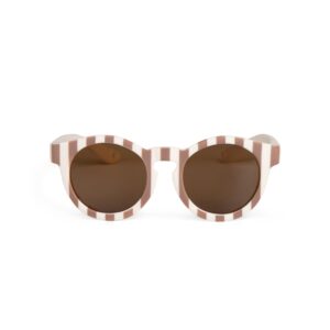 Zonnebril | Retro | Taupe stripe