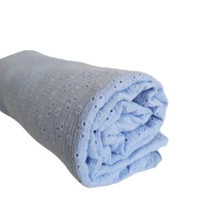 XL Beach Swaddle - Embroidery  Blue
