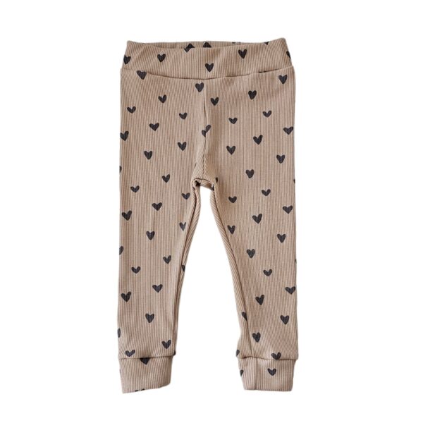 Skinny legging - Hartjes dark beige