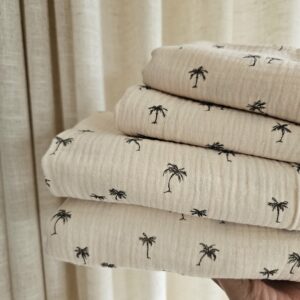 Swaddle -  Palmboomjes beige