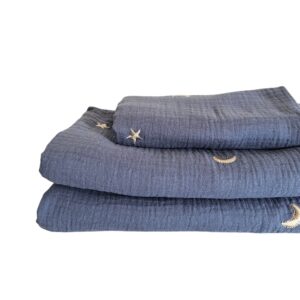 Swaddle -  Nighty blue moon & stars