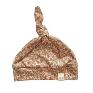 Newborn Mutsje los - Peach bronze flowers