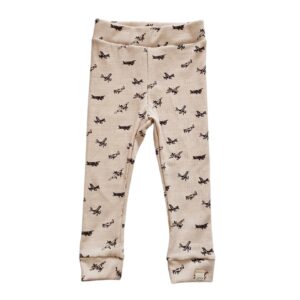 Skinny legging - Beige rib planes