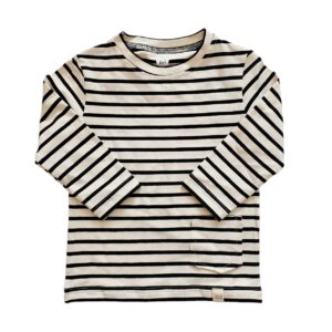 Longsleeve - Big streep beige