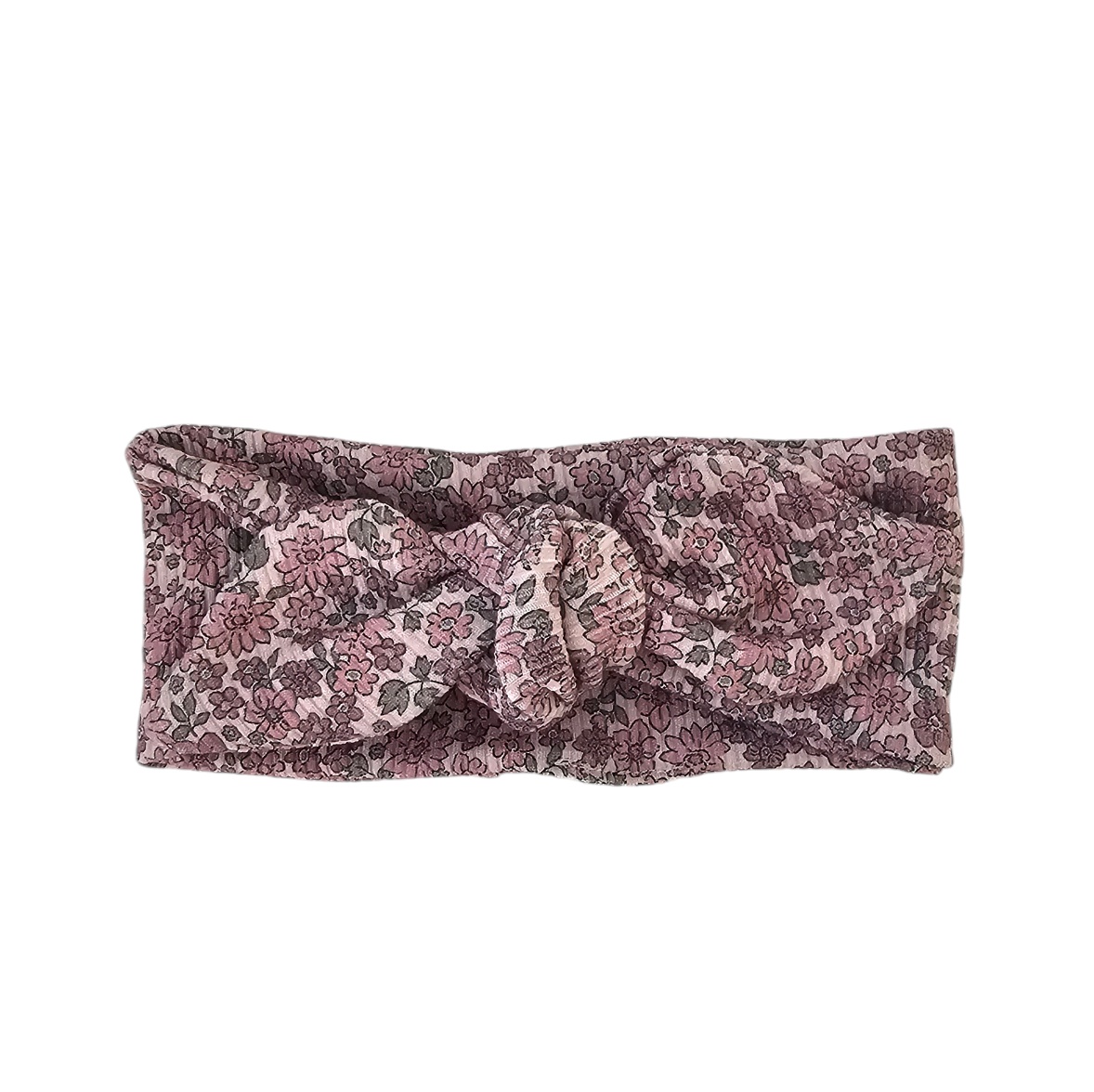 Haarband Breed - Lieve Kleine Bloemen Framboos - 62 cm