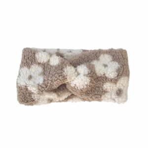 Hoofdband teddy twist flowers