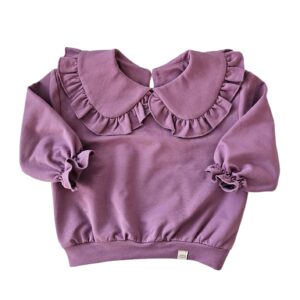 Sweater Roesel kraag mouve