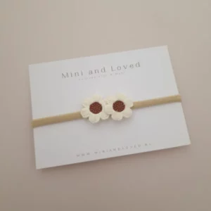 Mini&loved - Haarband Flower Amélie Off-White