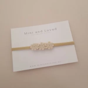Mini&loved -  Haarband Golden Flower Small