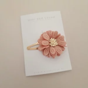 Mini&loved -    Pink Big Blossom clip groot (1 stuk)