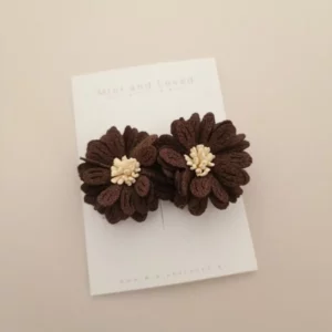 Mini&loved -   Dark Brown Big Blossom groot (1 stuk)
