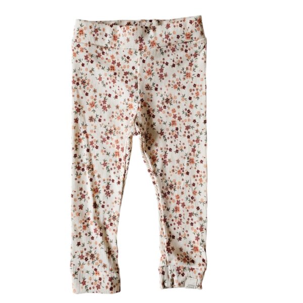 Skinny legging - Rib Boterbloem Klei Roze