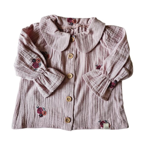 Blouse Embroidery herfst bloemen