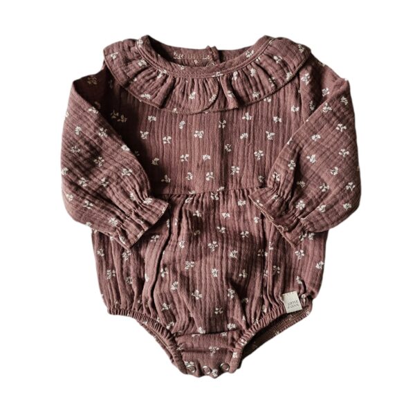 Mousseline romper met kraagje - Afbeelding 2