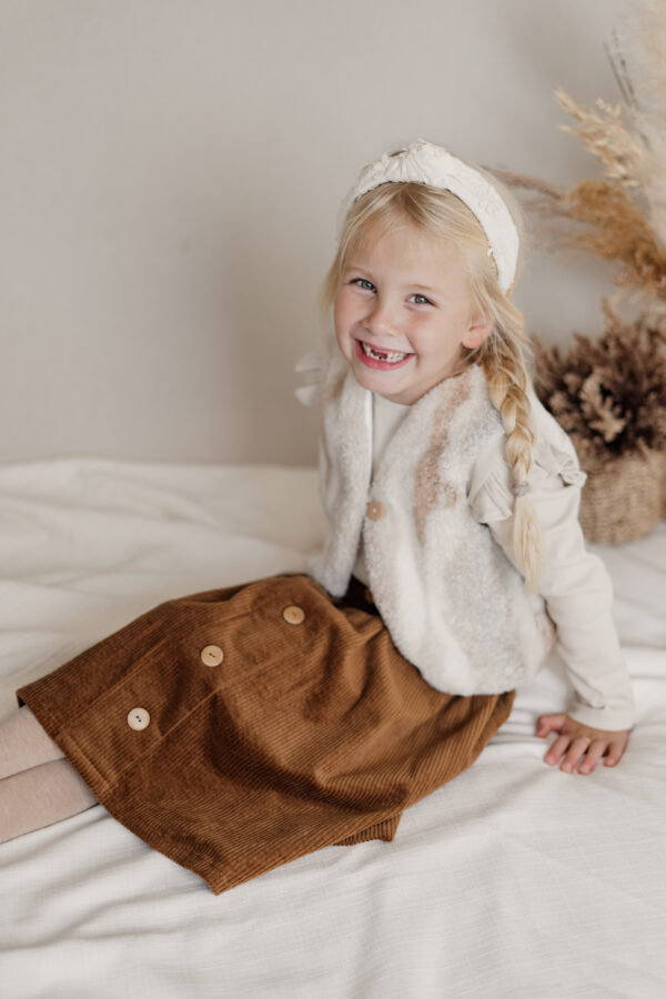 Lange rok - Rib brown - Afbeelding 2