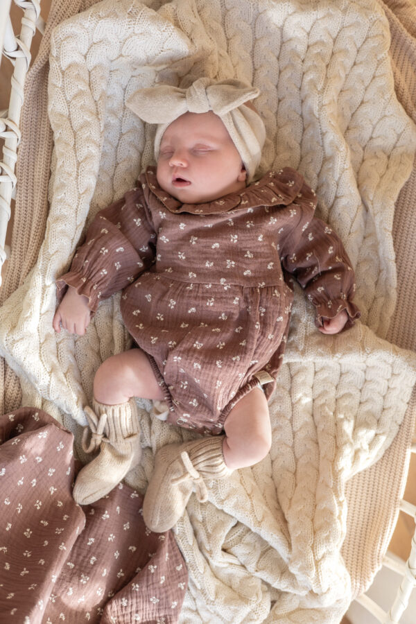 Mousseline romper met kraagje
