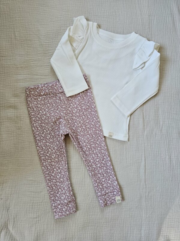 Skinny legging - flowers roze - Afbeelding 2