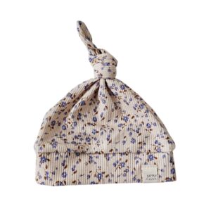 Newborn Mutsje los - mini flowers blue