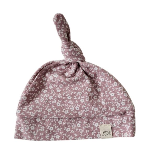 Newborn Mutsje los - flowers roze