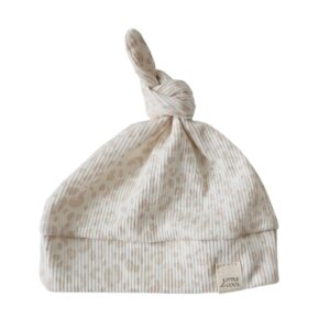 Newborn Mutsje los -panter ecru