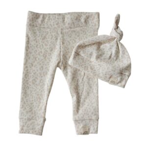 Newborn set - panter ecru