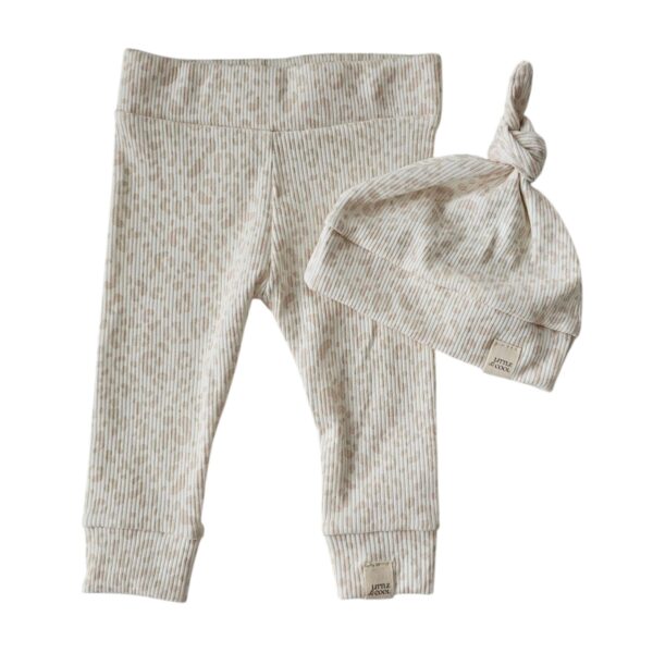 Newborn set - panter ecru