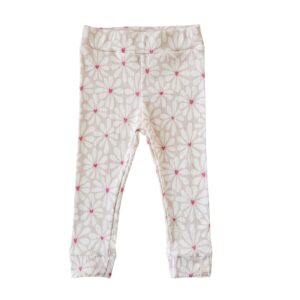 Skinny legging - Rib hartjes flowers